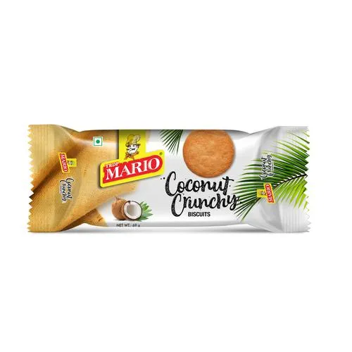 MARIO CRUNCHY COCONUT 69GM RS 10/- (1X72)