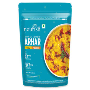 NOURISH ARHAR DAL 1KG PACKET (1X10)